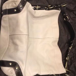 Coach Hobo cream leather bag